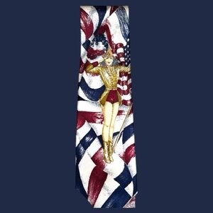 Patriotic retro Flag Design Necktie